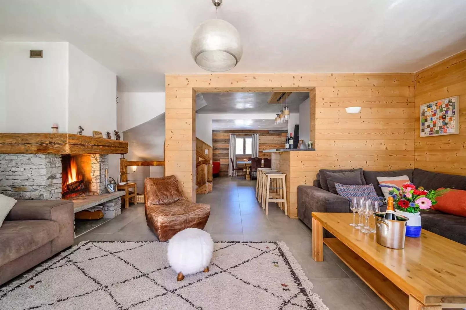 Chalet Acajuma-Wohnzimmer