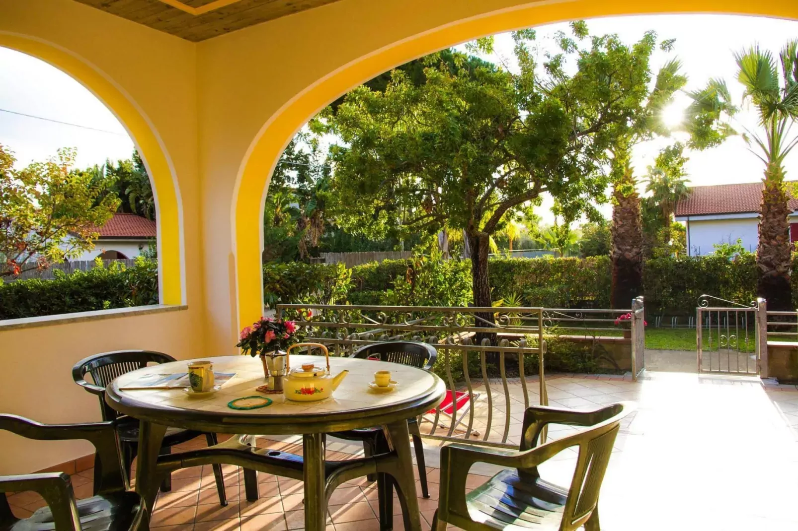 Residence Cilento Natura Marina di Ascea / Ville Mare Blu-Terrassenbalkon