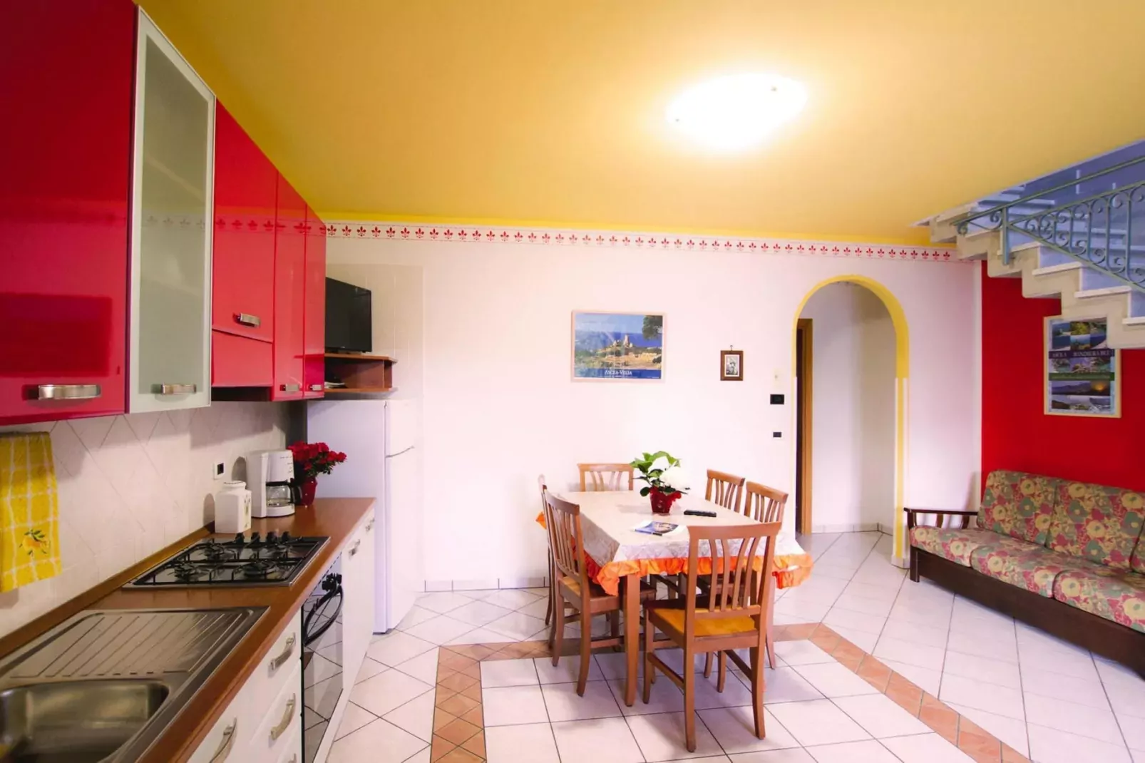Residence Cilento Natura Marina di Ascea / Ville Mare Blu-Esszimmer