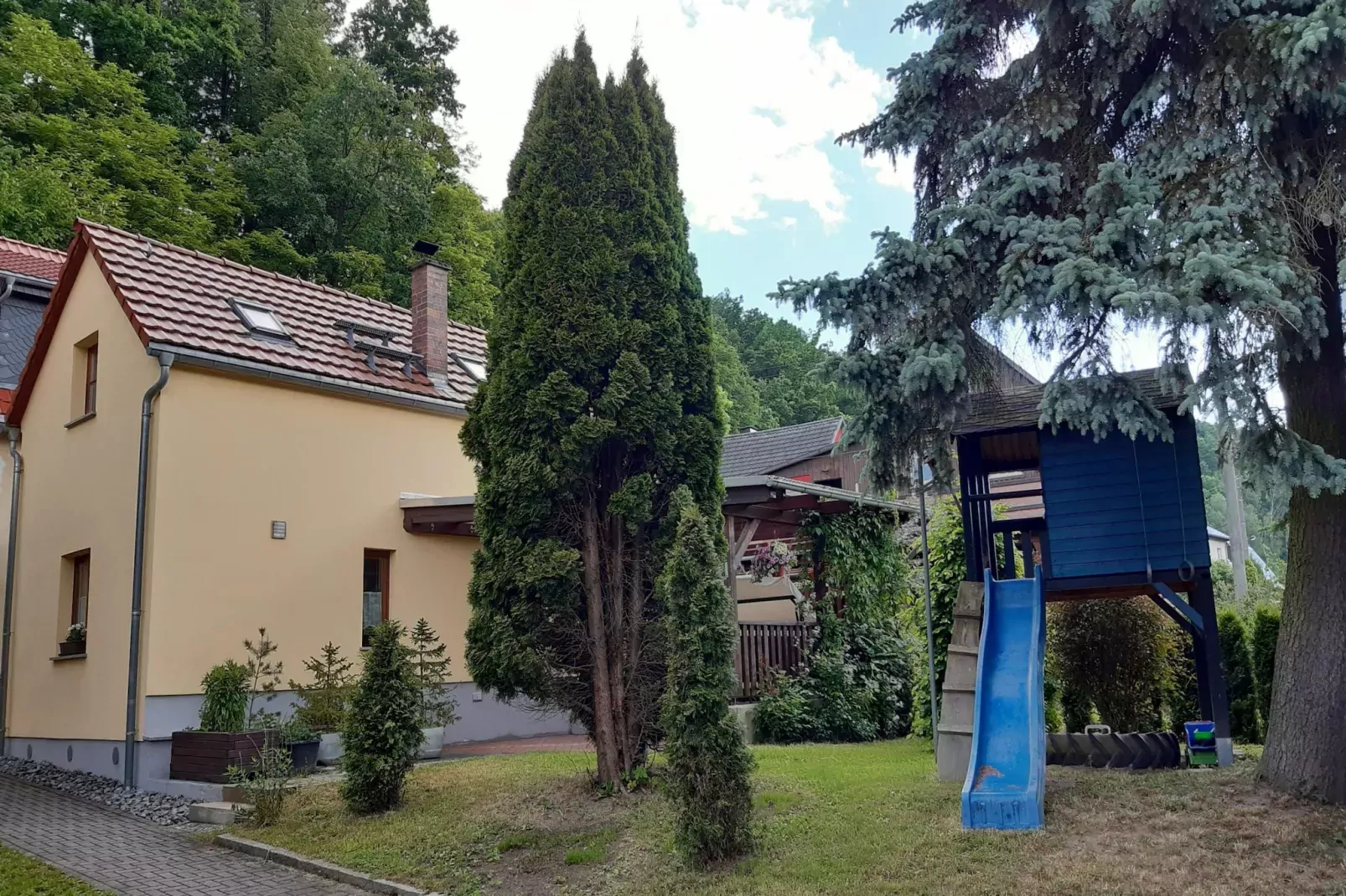 Ferienhaus Kegel-Außenbereich Sommer