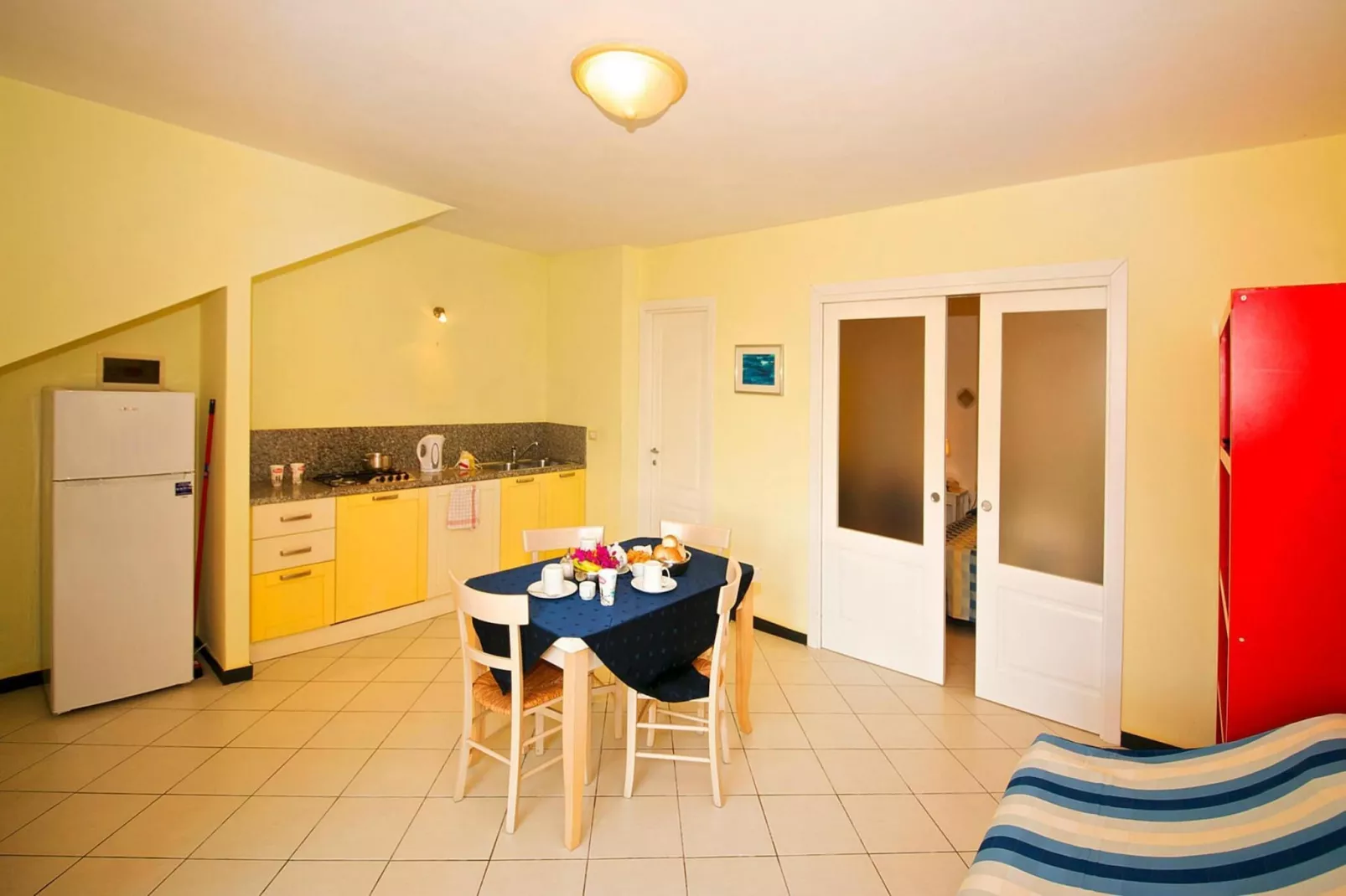 Ferienanlage Villa Giada Imperia - Type Twin Room Apt Orchidea B4-Kitchen