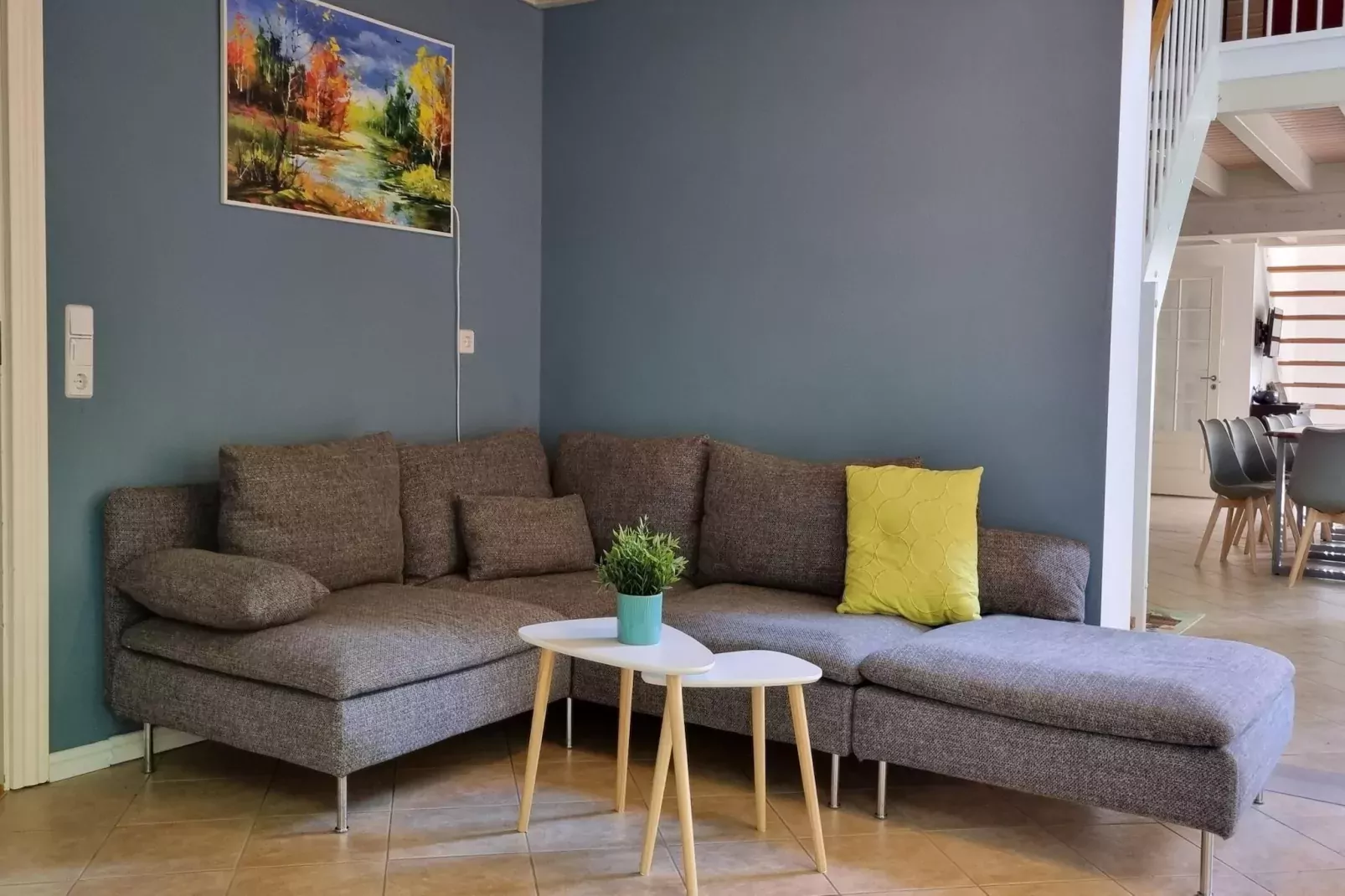Familienhaus am Wald-Wohnzimmer