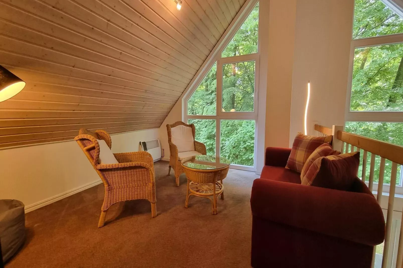 Familienhaus am Wald-Wohnzimmer