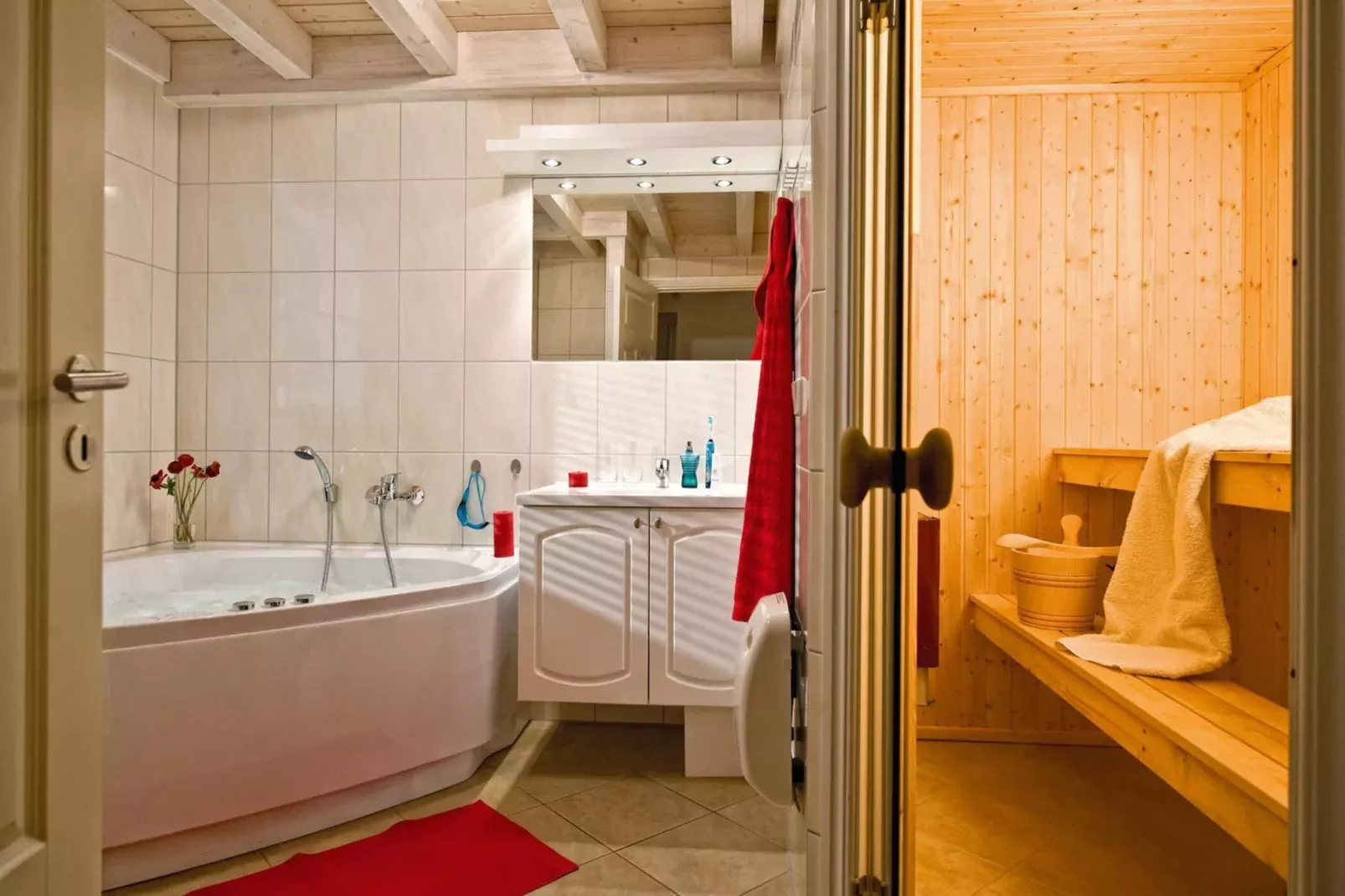 Familienhaus am Wald-Badezimmer