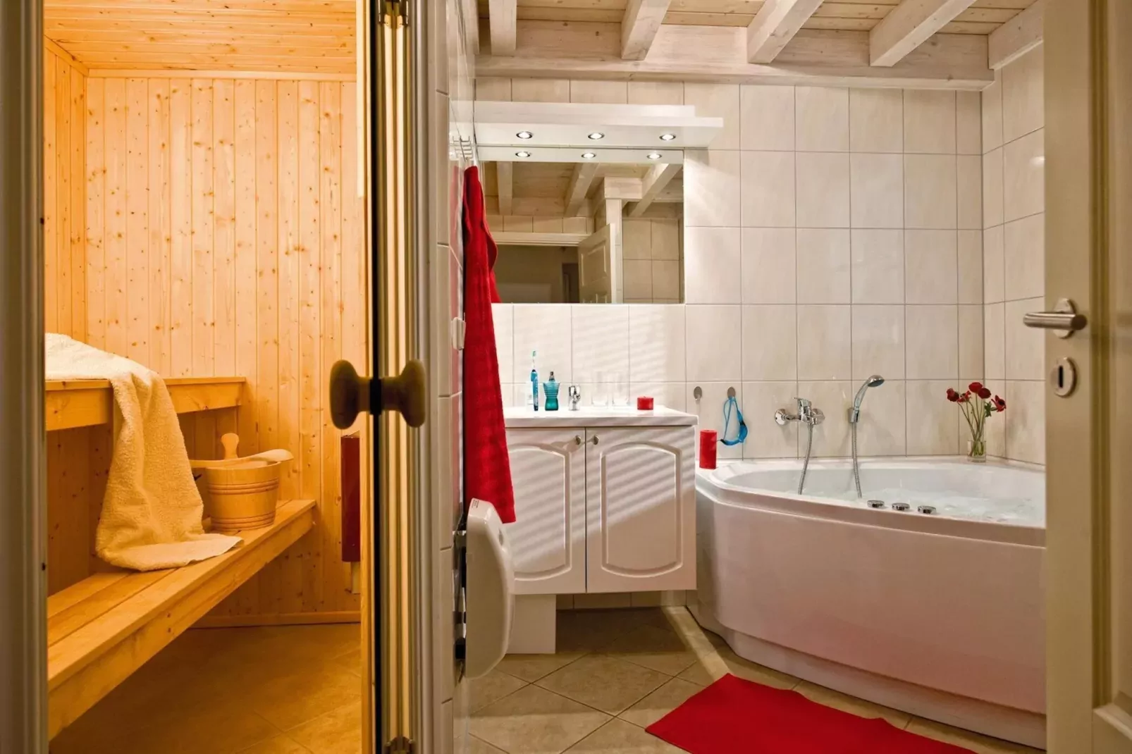 Familienhaus am Wald-Badezimmer