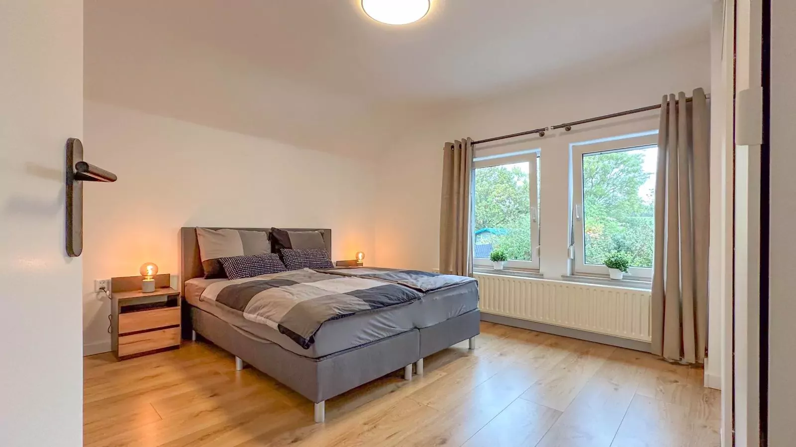 Zicht op Valkenburg-Schlafzimmer
