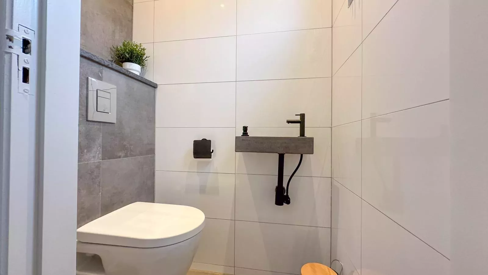 Zicht op Valkenburg-Badezimmer