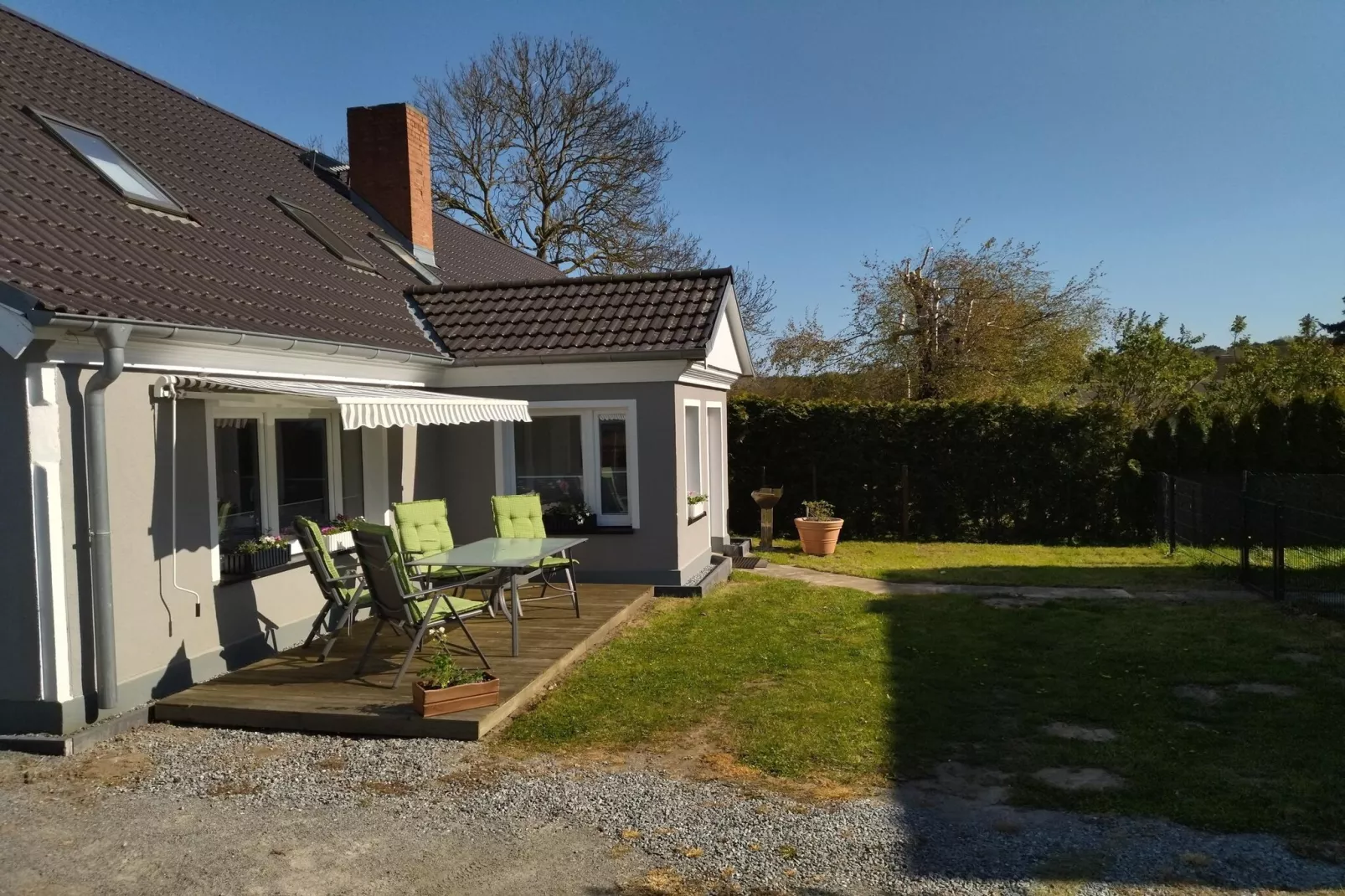 Ferienhaus auf Usedom-Exterior summer