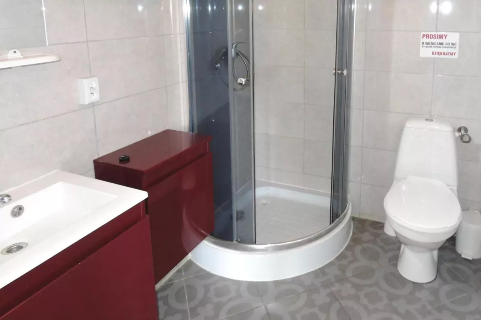 Bungalow Pod lipą Wrzosowo-Bathroom