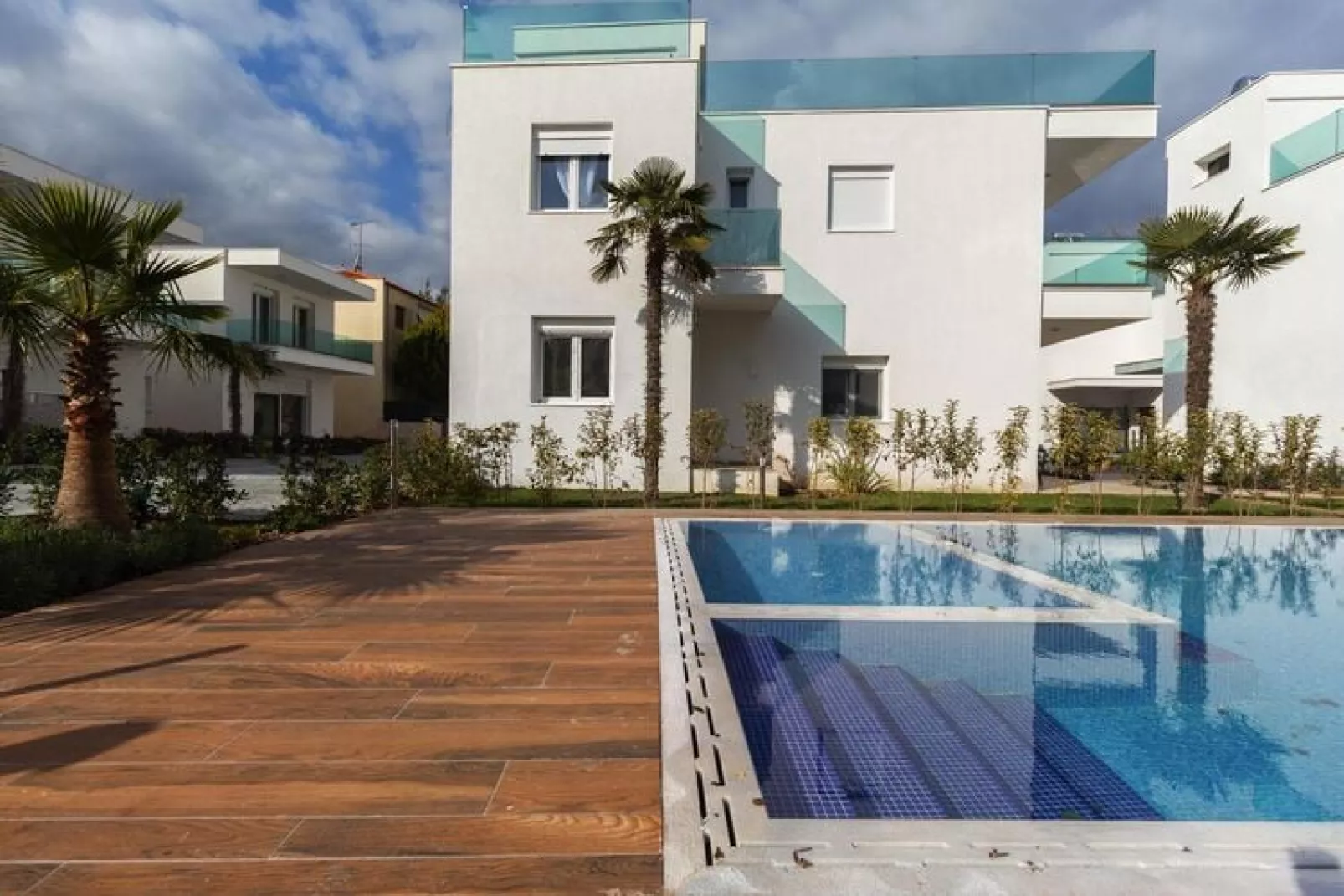 Acrotel Porto Brava Luxury Villas Ormos Panagias 4 bedroom villa 2 - 8 pax-Schwimmbad
