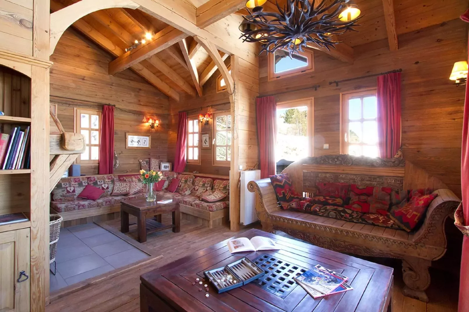 Chalet Mélusine-Living room