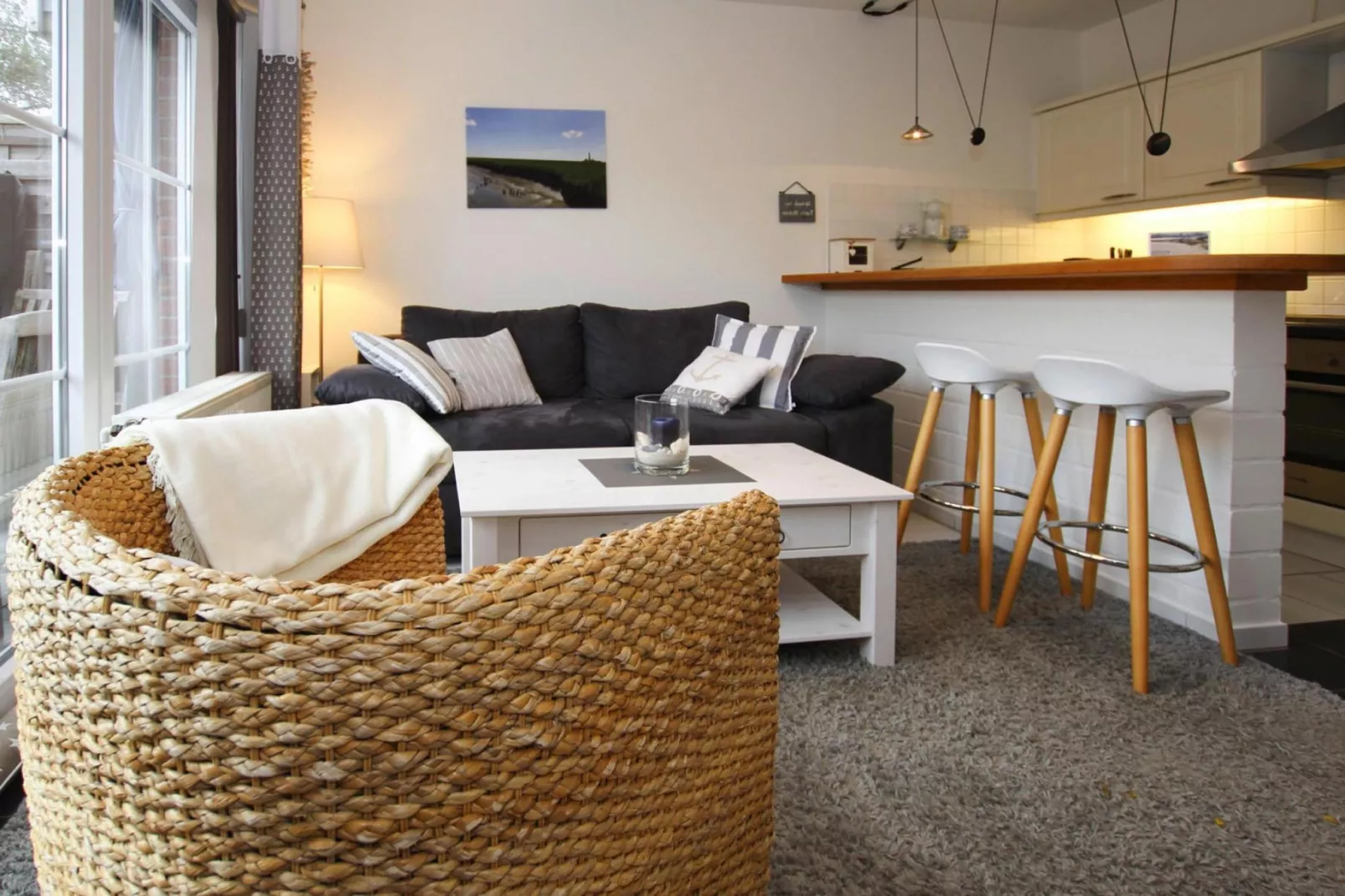 Ferienwohnung Tante Helene 3 Pers Garding-Living room