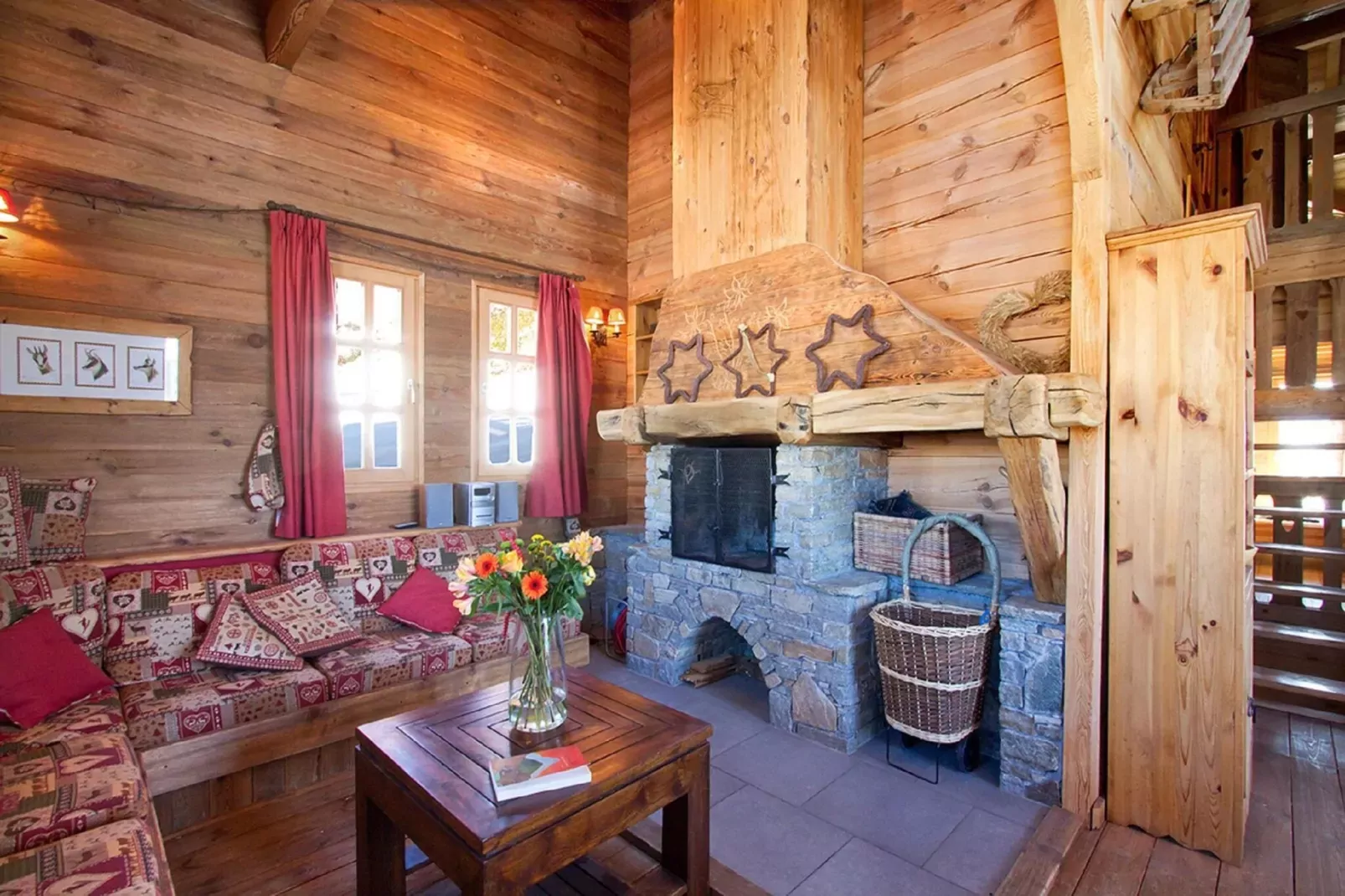 Chalet Mélusine-Living room