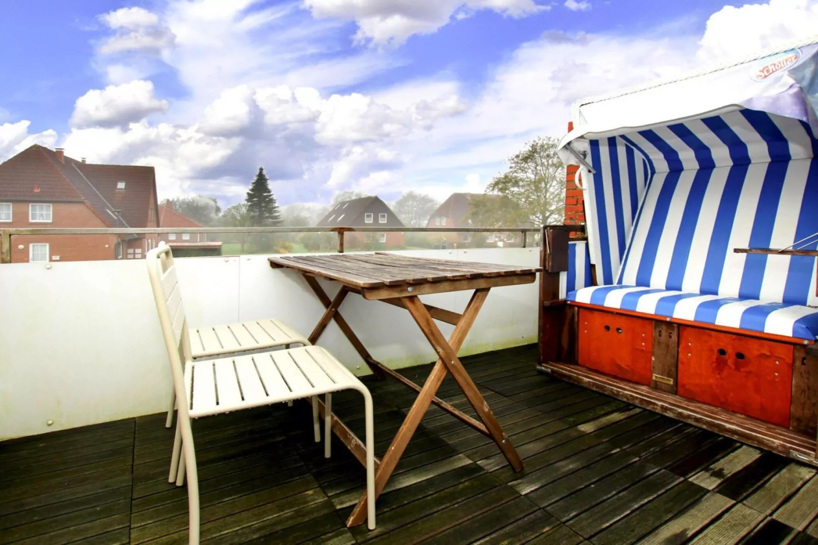 Ferienwohnung nordisch Garding-Terrace balcony