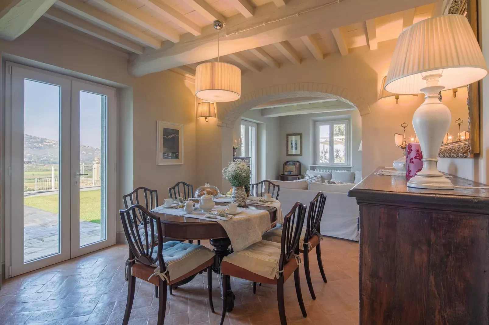 Villa Chiara-Esszimmer