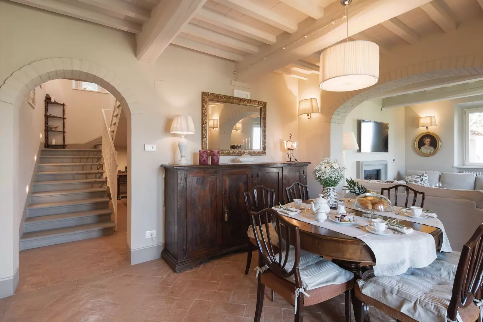 Villa Chiara-Esszimmer