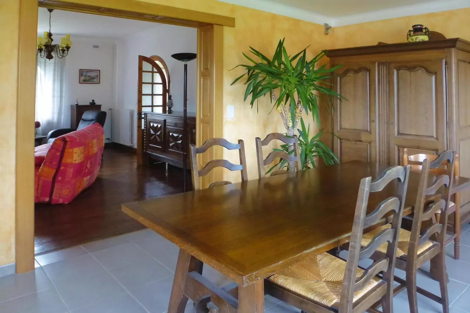 Holiday home Pleumeur-Bodou-Salle à manger
