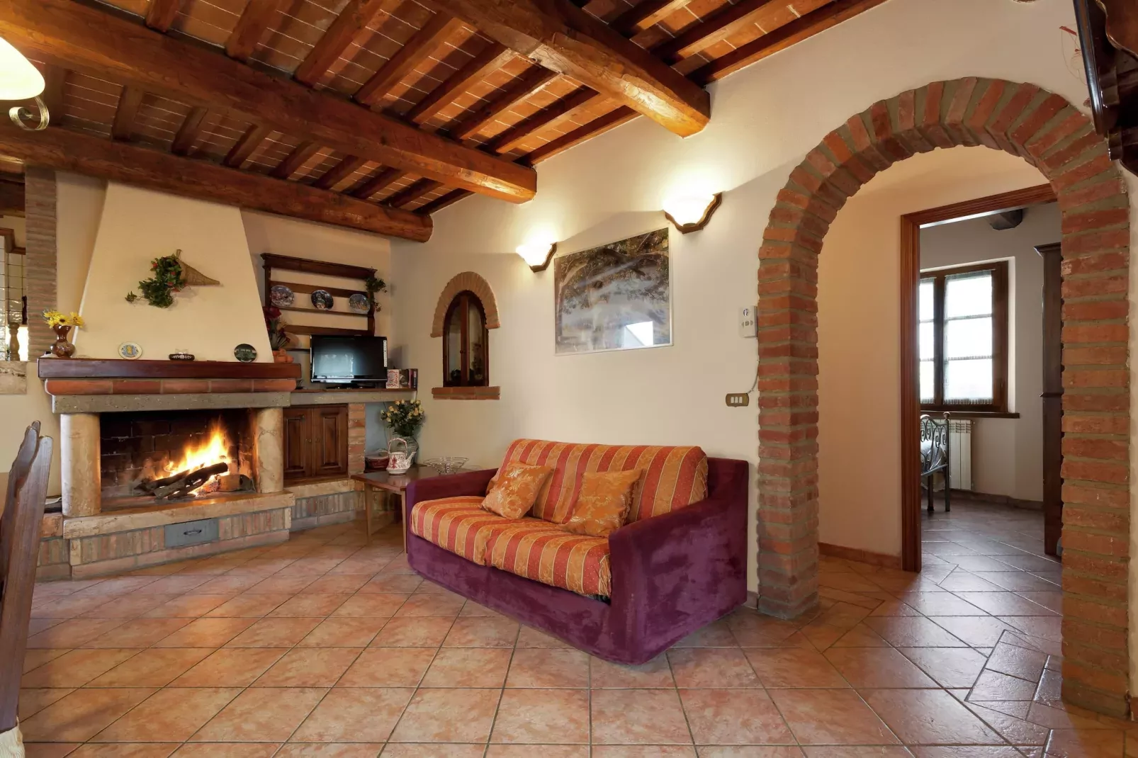 Castagno del Riccio-Wohnzimmer