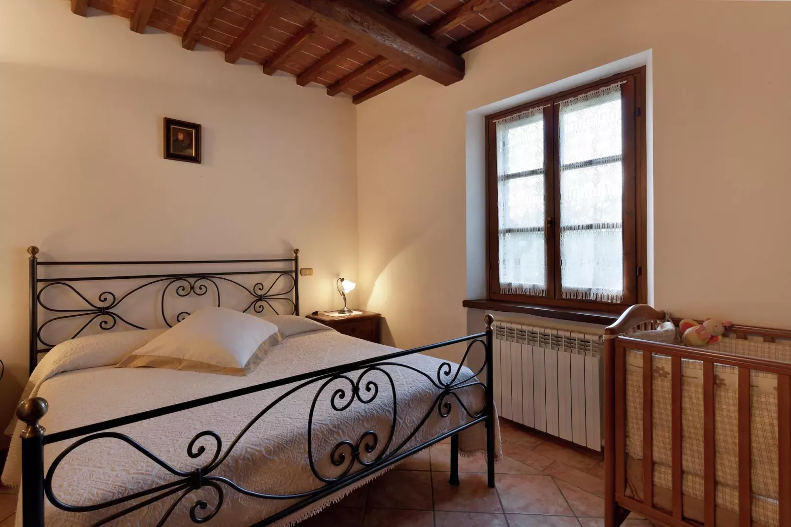 Castagno del Riccio-Schlafzimmer