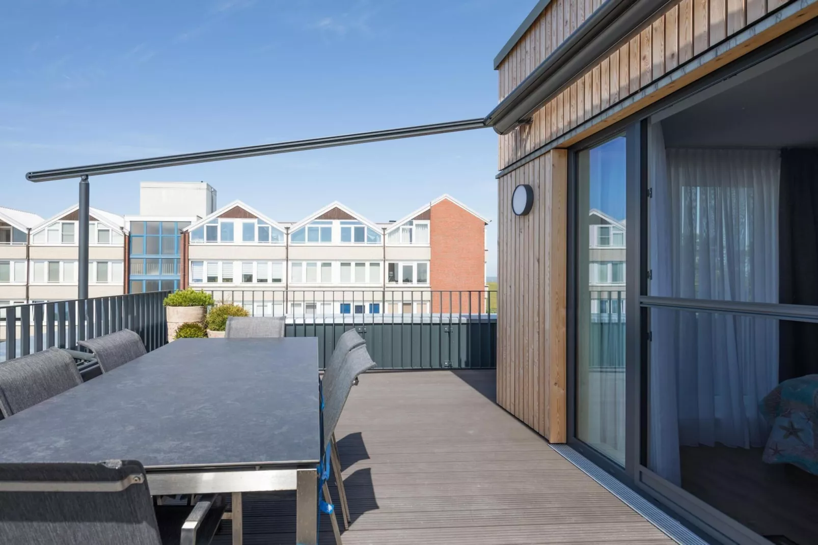 SeeZeichen auf Nordstrand 3 Personen-Terrace balcony