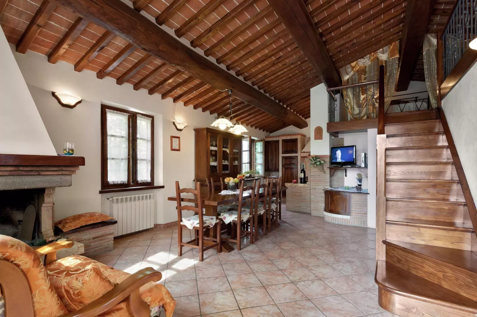 Castagno della Civetta-Wohnzimmer