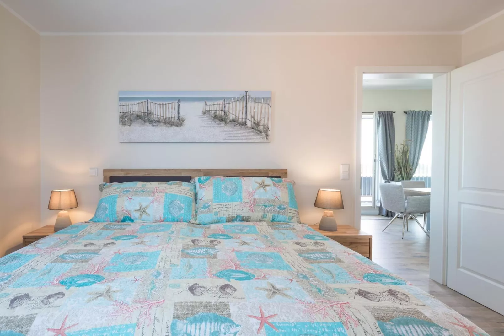 SeeZeichen auf Nordstrand 3 Personen-Bedroom