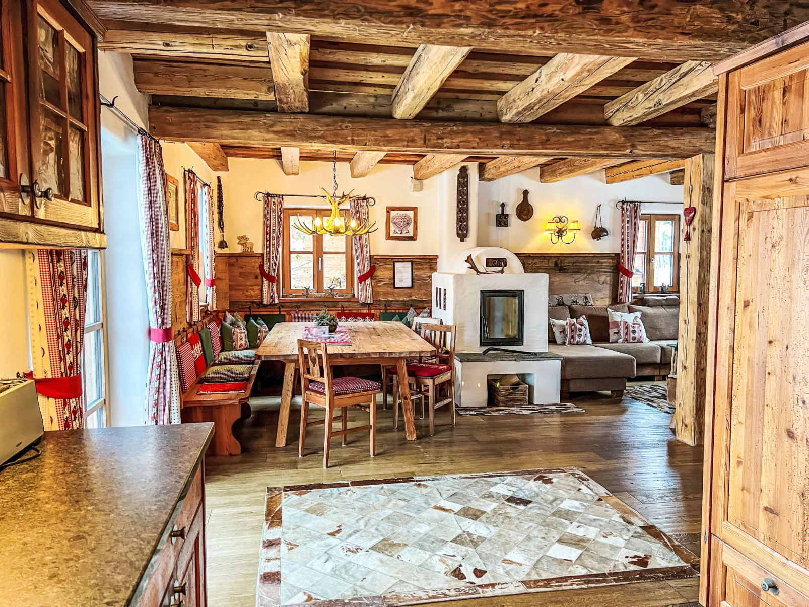 St martin chalets-Inside