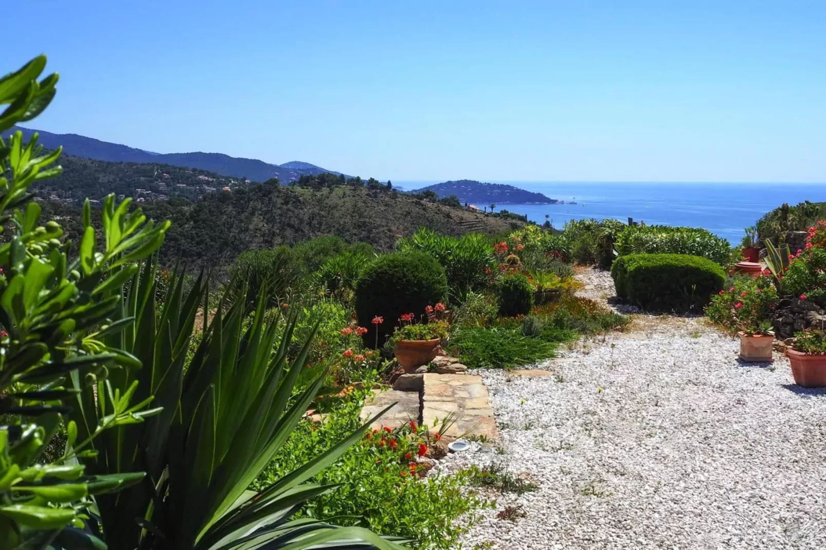 Reihenhaus in Le Lavandou-Gardens summer