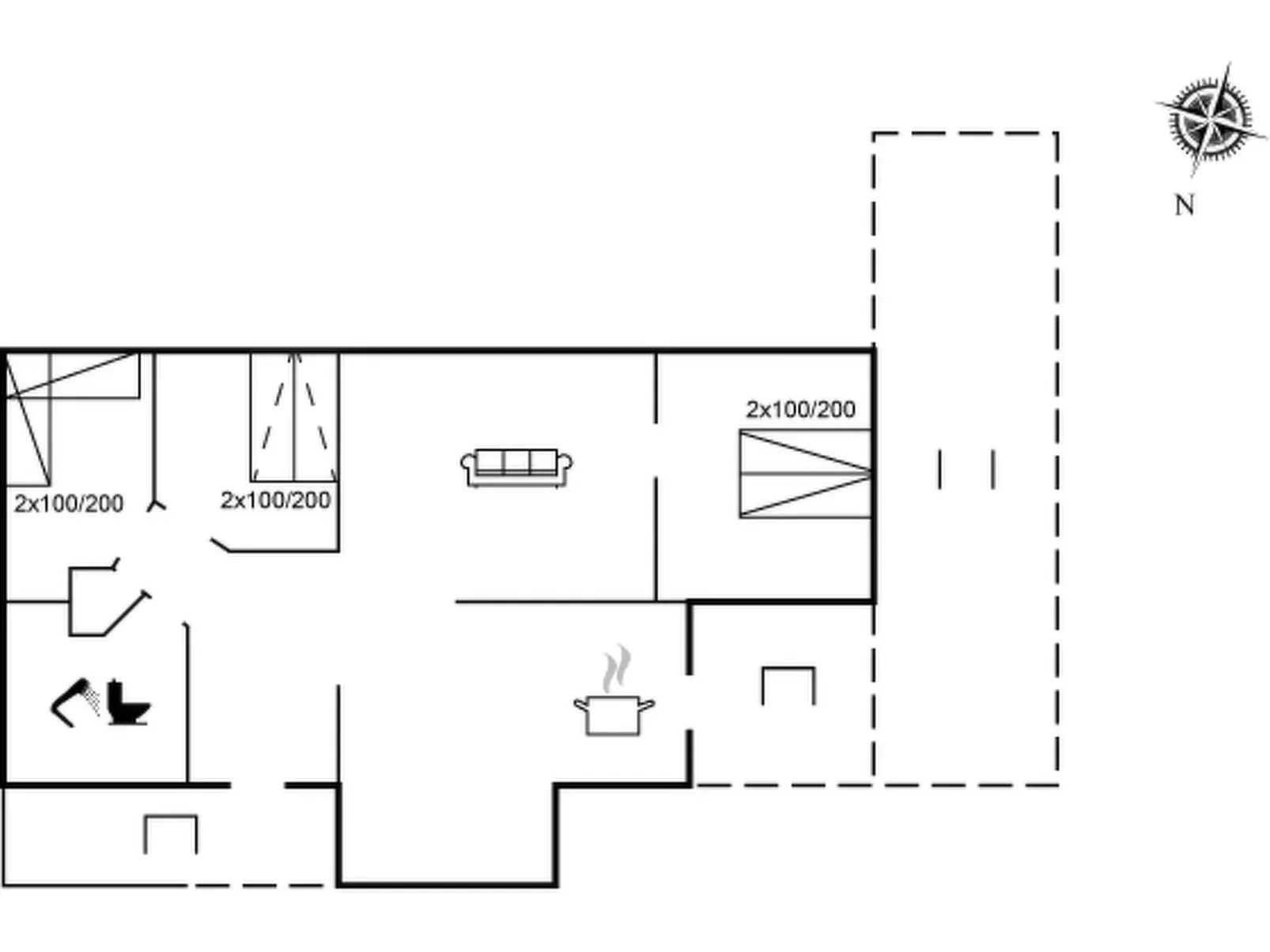 "Syrine" - 300m from the sea-Inside