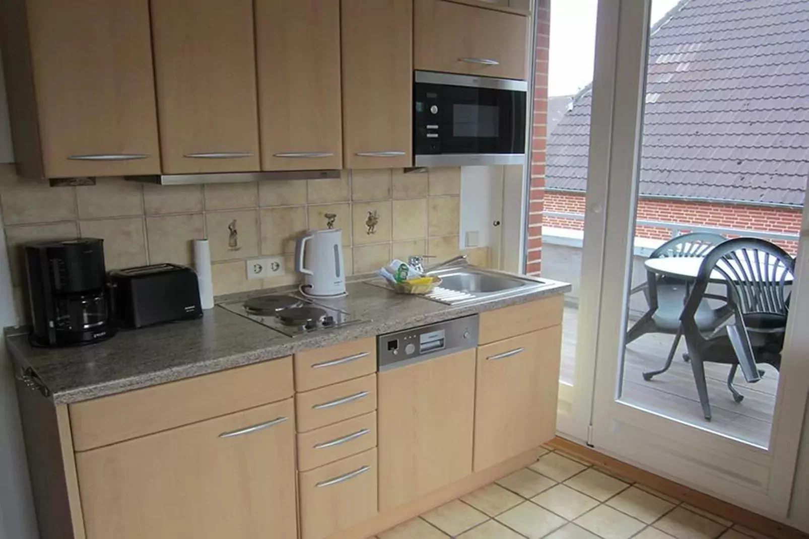 Appartemenhaus Andrea Wohnung 4- Westerland-Kitchen