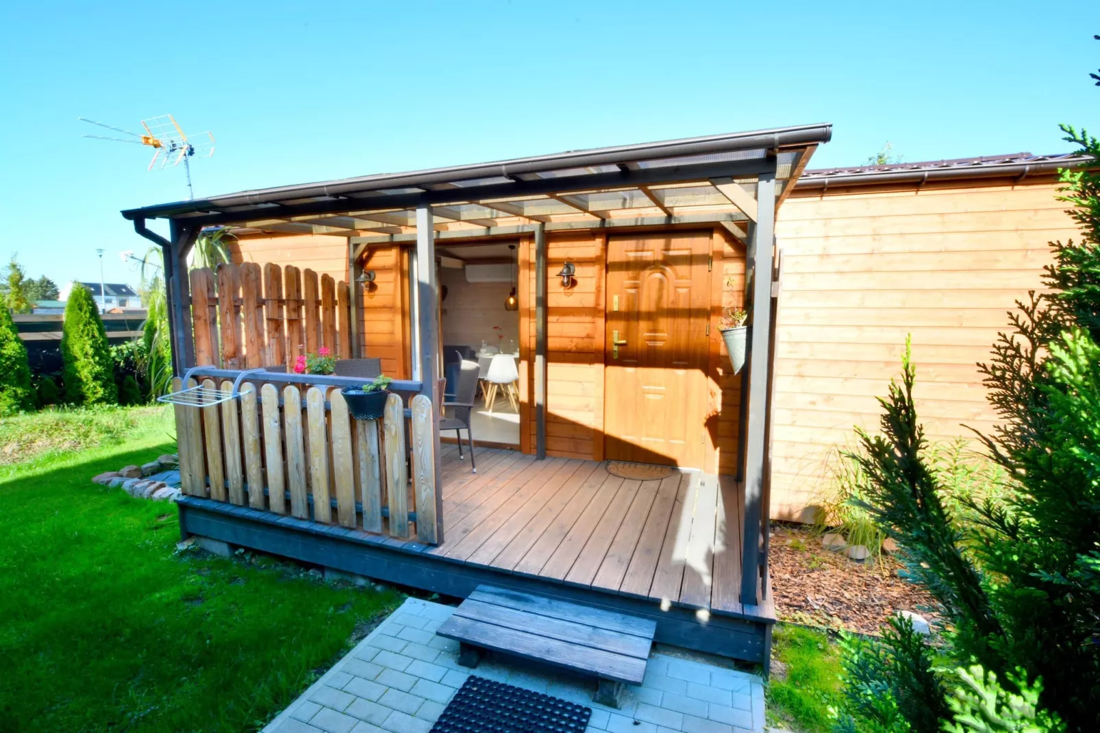 	Całoroczny nowy domek dla 4 osób Ustronie Morskie-Terrace balcony