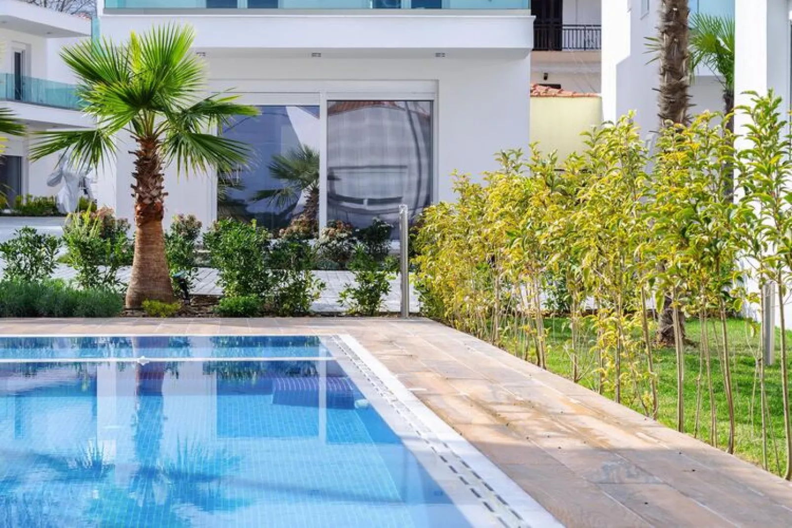Acrotel Porto Brava Luxury Villas Ormos Panagias 4 bedroom villa 2 - 8 pax-Schwimmbad