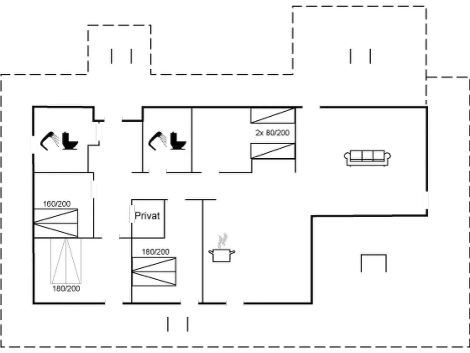 "Edina" - 350m from the sea-Inside