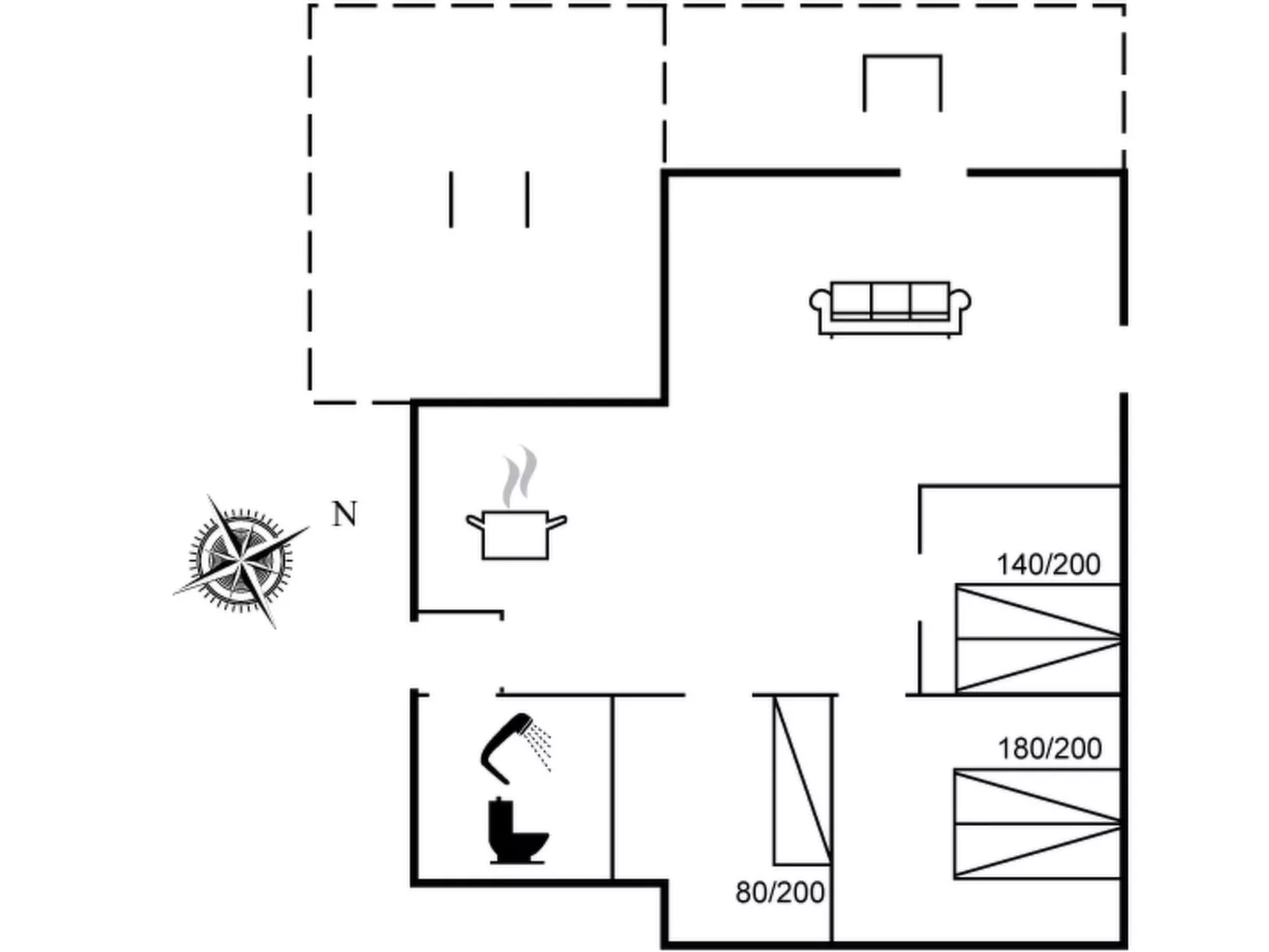 "Apsolon" - 600m from the sea-Inside