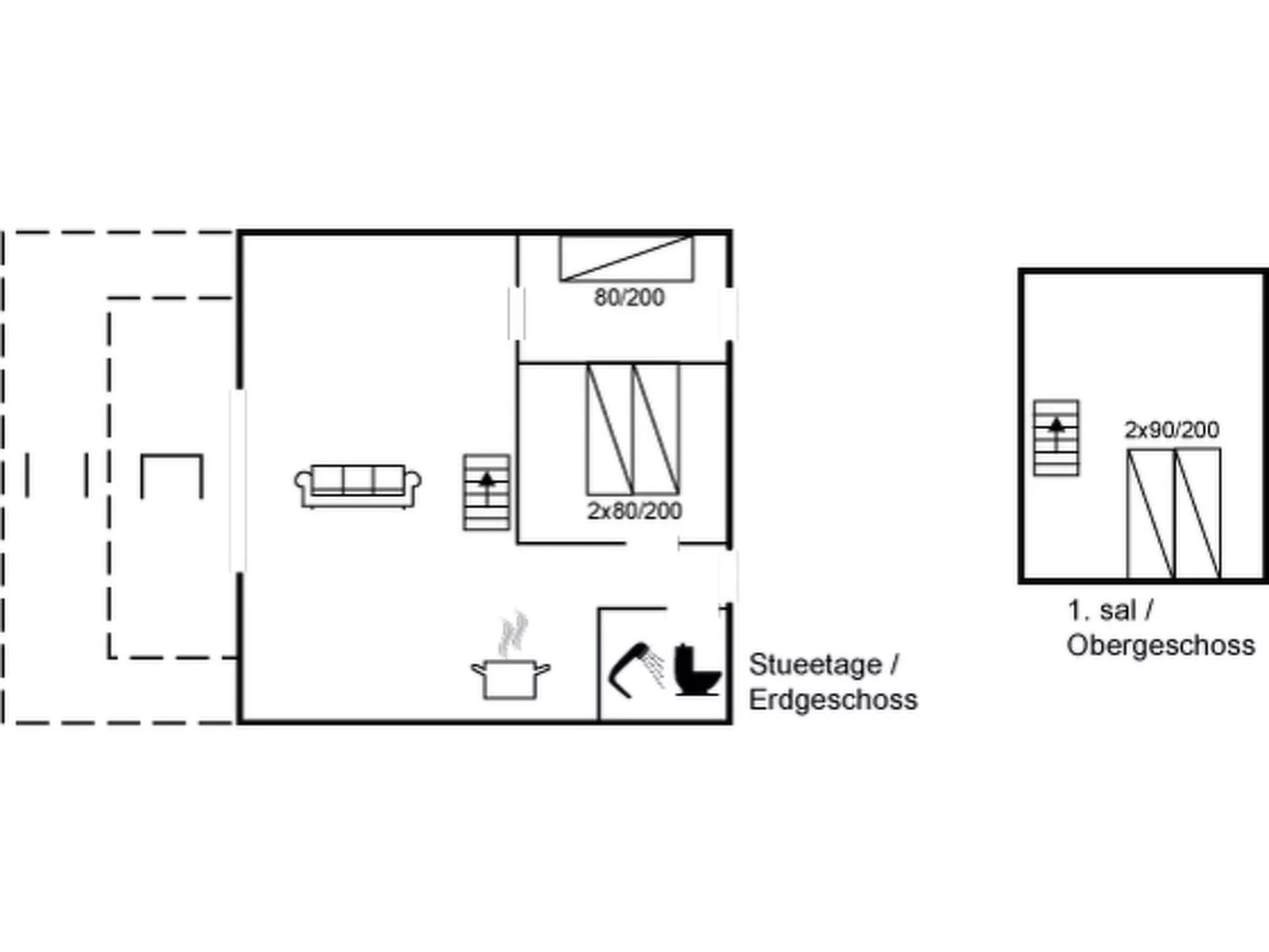 "Olla" - 400m from the sea-Inside