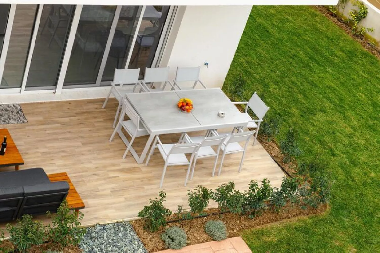 Acrotel Porto Brava Luxury Villas Ormos Panagias 4 bedroom villa 2 - 8 pax-Terrasse