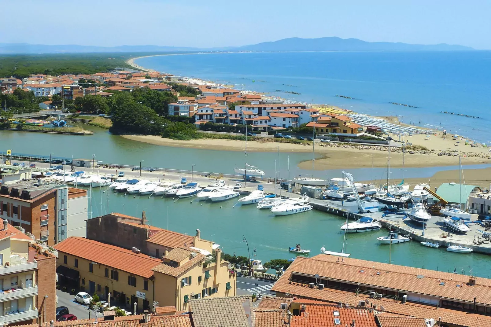 Ferienanlage Azienda Canova Seconda Marina di Grosseto Mono  im OG Haupth/Verwalterhaus Garten-Areas summer 5km
