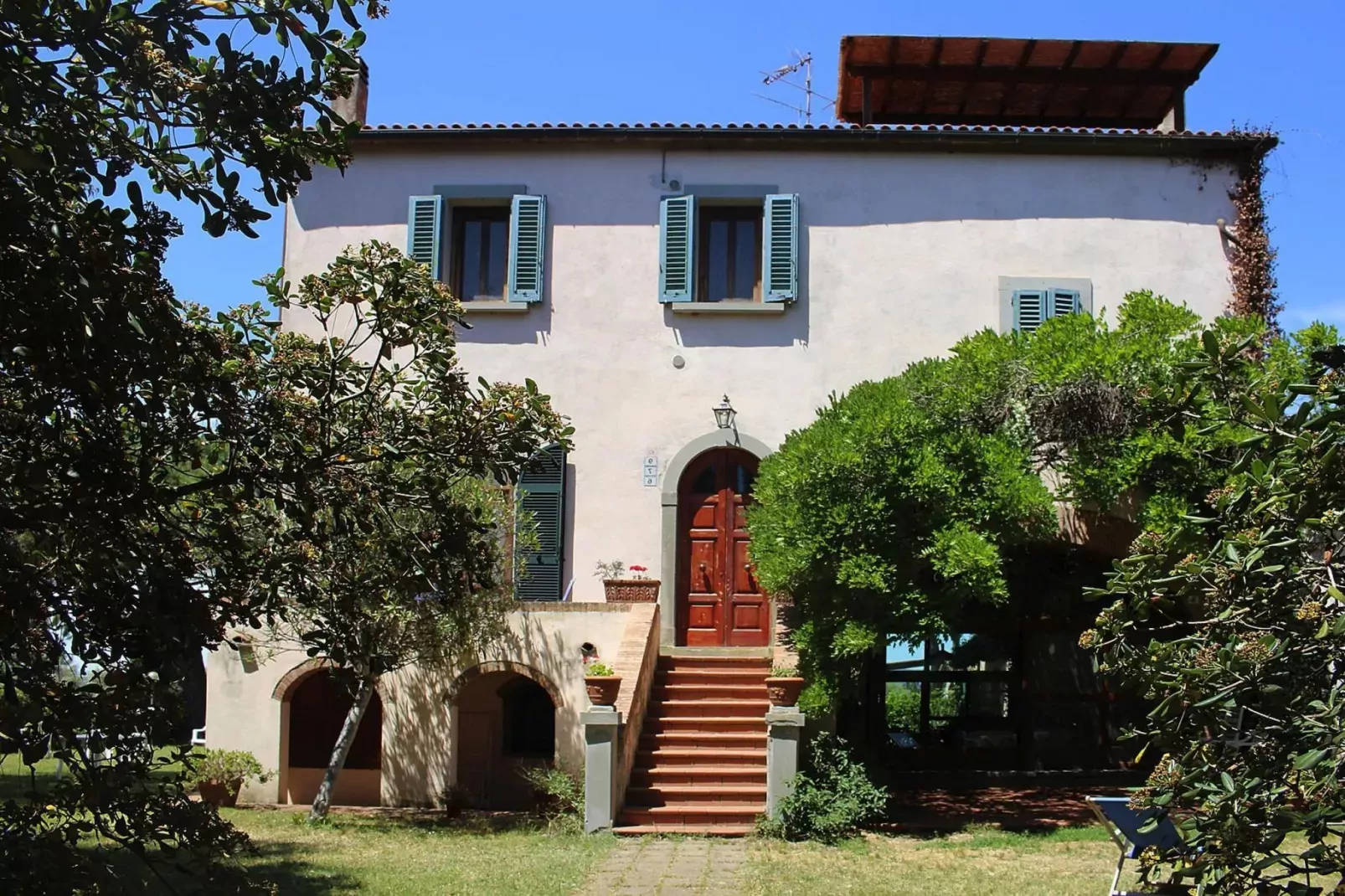 Ferienanlage Azienda Canova Seconda Marina di Grosseto Mono  im OG Haupth/Verwalterhaus Garten-Exterior summer