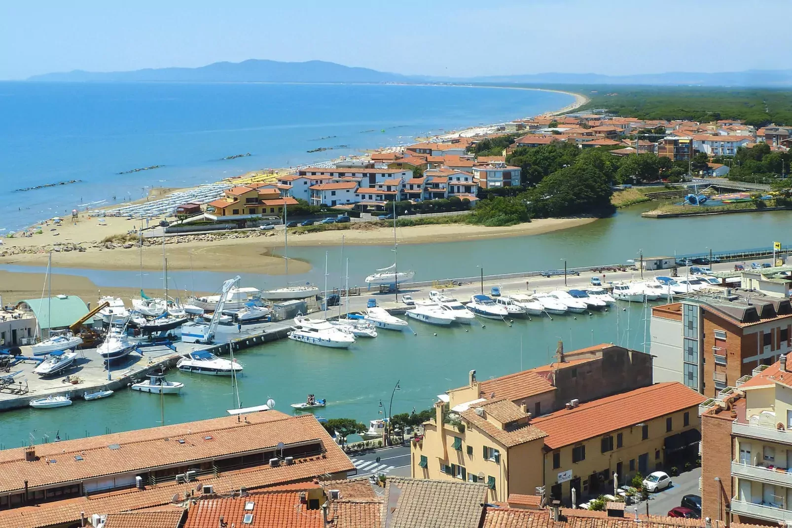 Ferienanlage Azienda Canova Seconda Marina di Grosseto Mono  im OG Haupth/Verwalterhaus Garten-Areas summer 5km