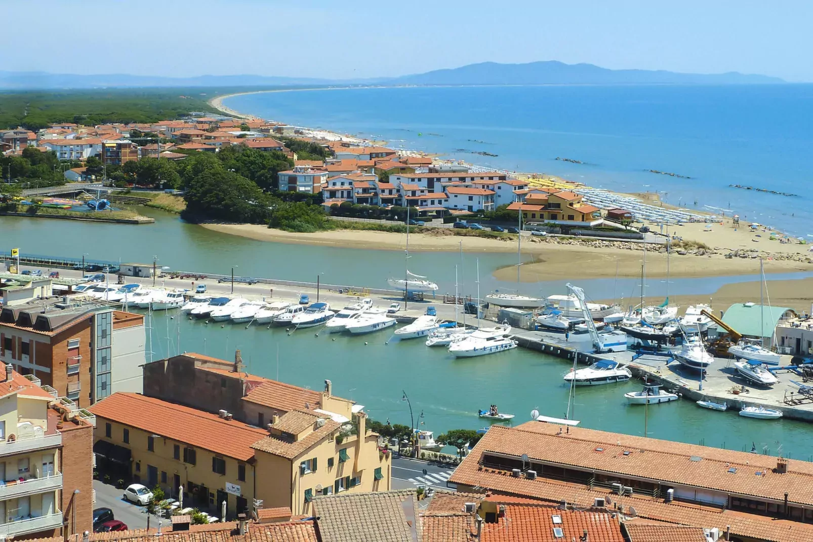 Ferienanlage Azienda Canova Seconda Marina di Grosseto EG  oder EG u OG Nebengebäude Gartenanteil-Wasserblick