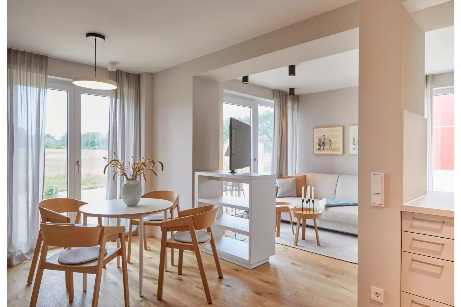 Bades Huk Hohenkirchen-1 Schlafzimmer-Wohnzimmer