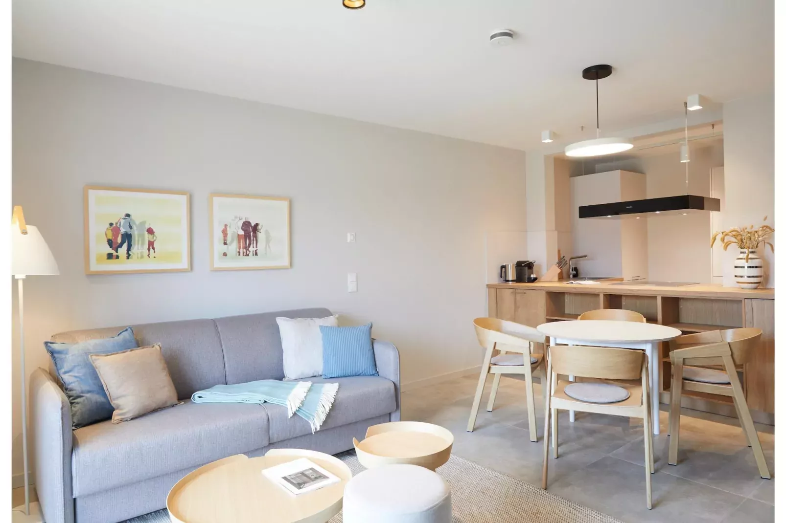 Bades Huk Hohenkirchen-1 Schlafzimmer-Wohnzimmer