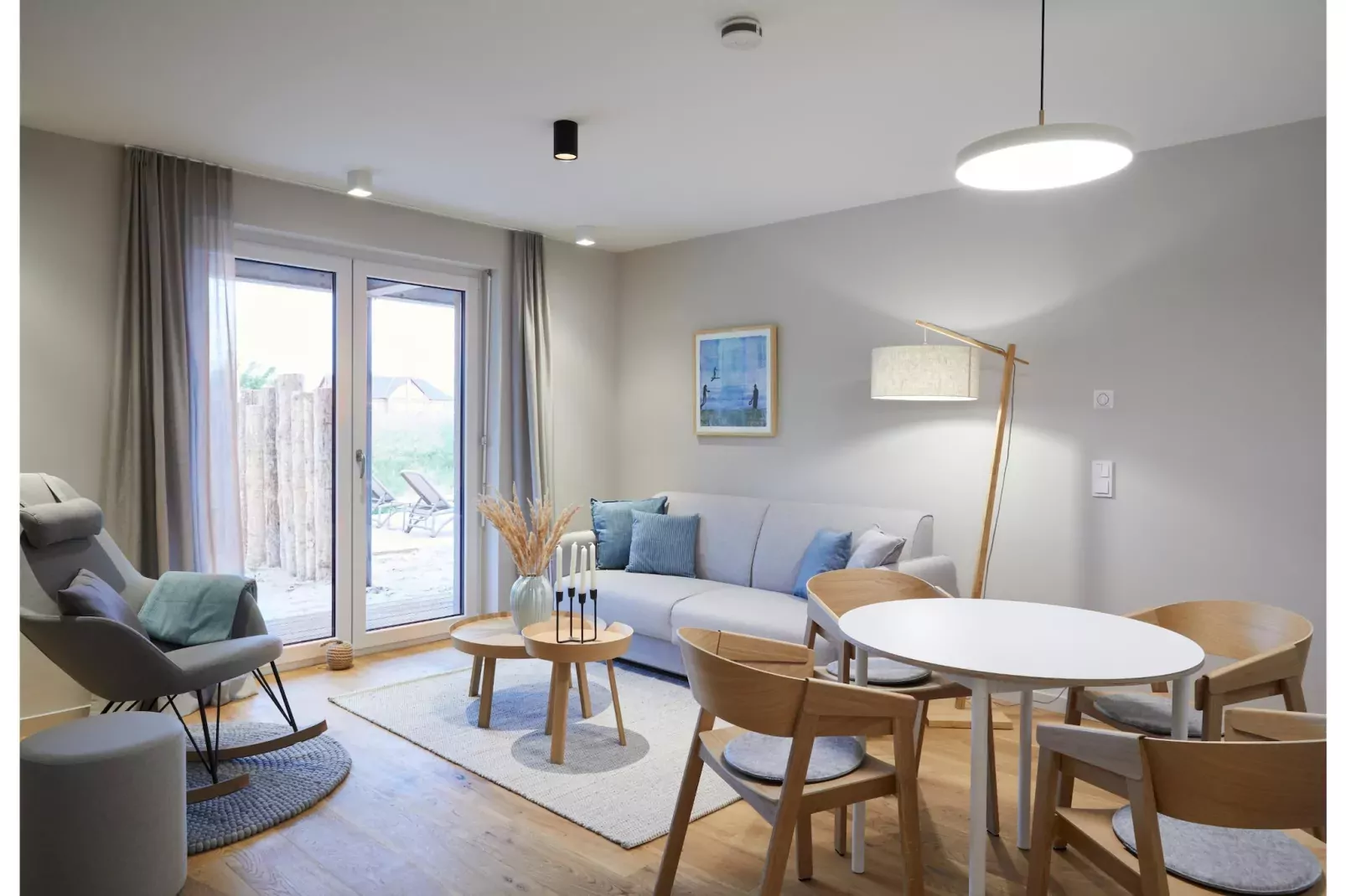 Bades Huk Hohenkirchen-1 Schlafzimmer-Wohnzimmer