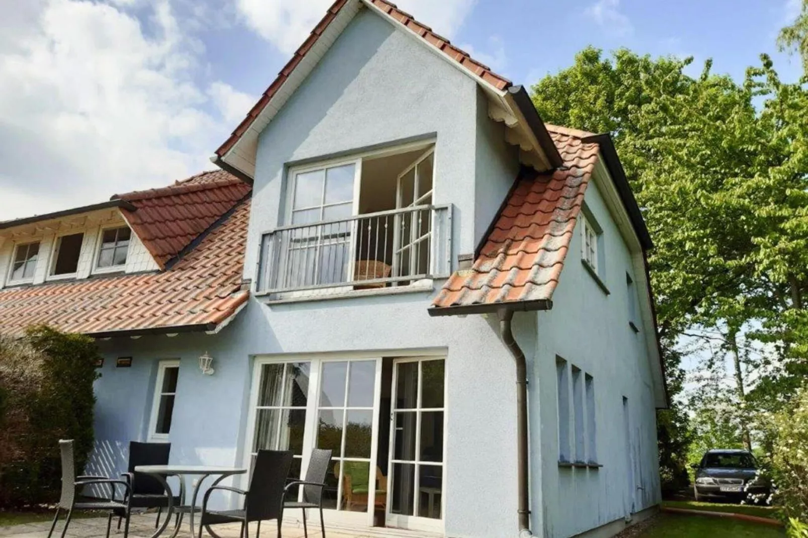 Wohnung unten links-Extérieur été