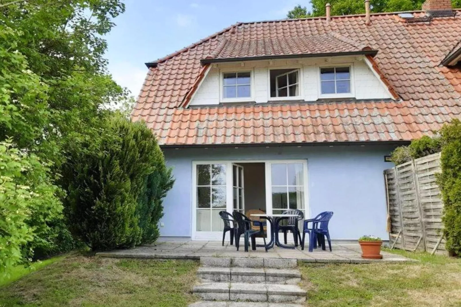 Wohnung unten links-Extérieur été