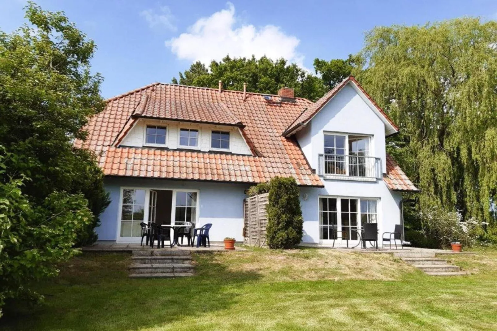 Wohnung unten links-Extérieur été