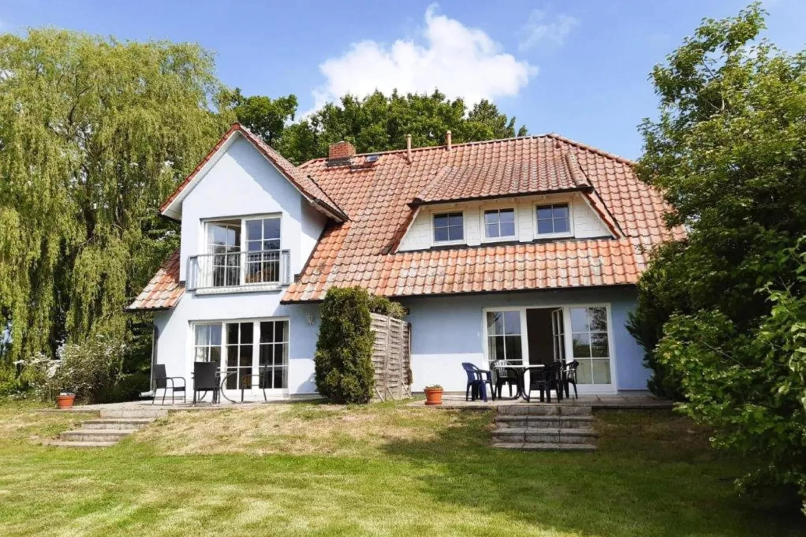Wohnung unten links-Extérieur été