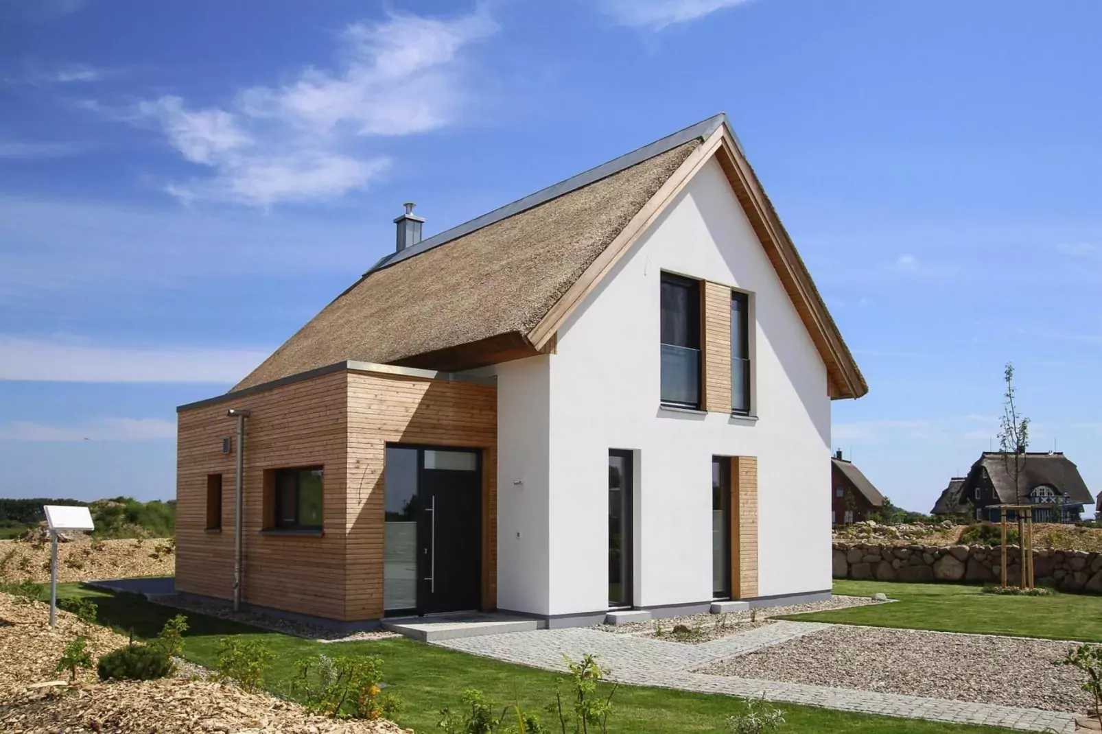 Ferienhaus Fiete Dranske-Extérieur été