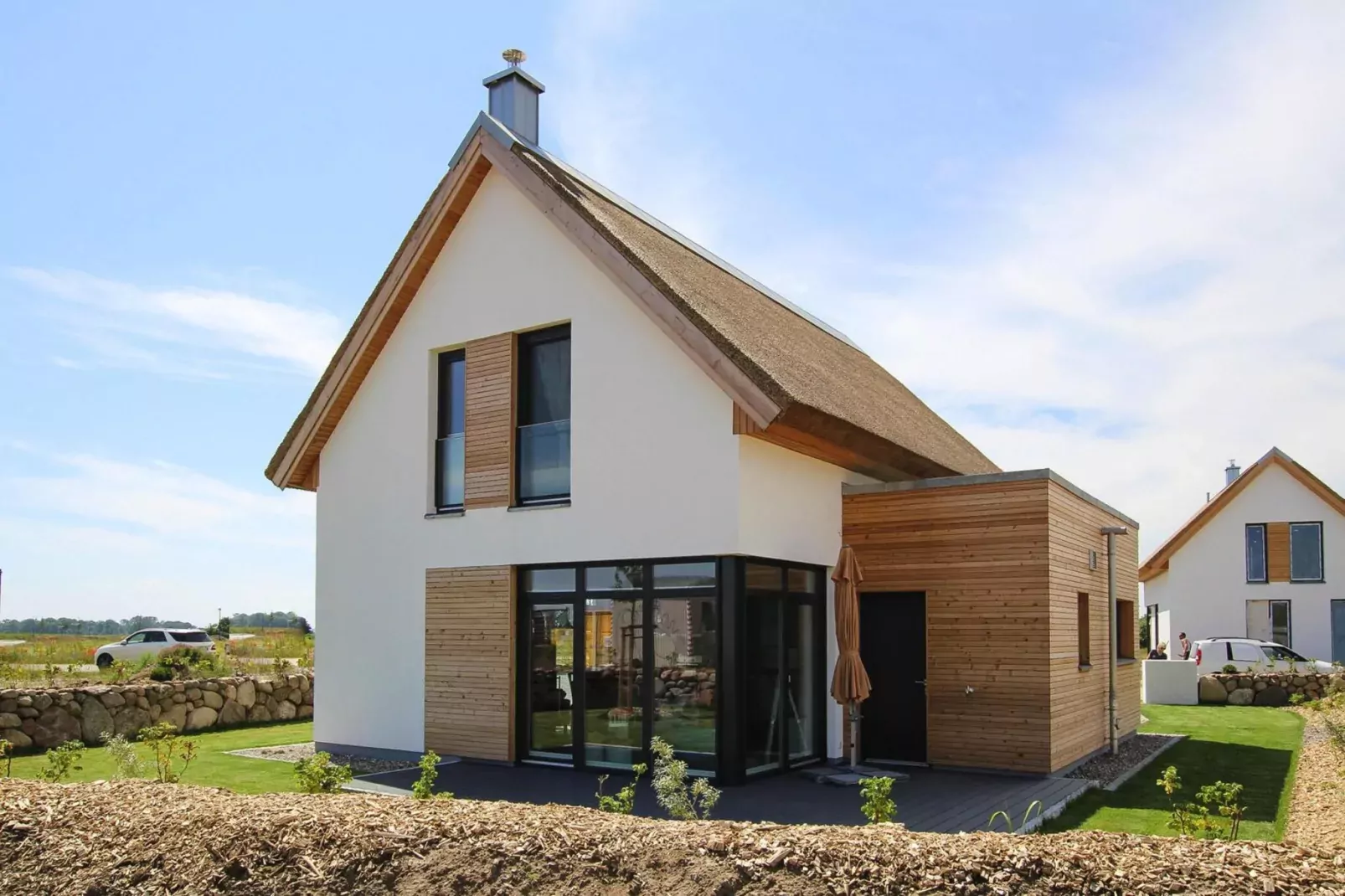 Ferienhaus Fiete Dranske-Extérieur été