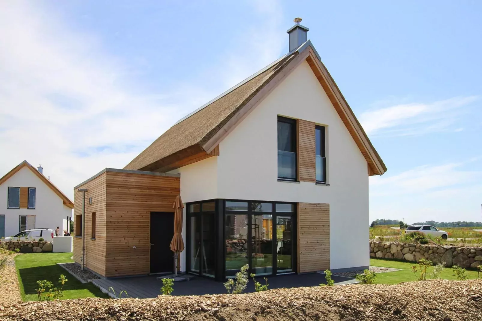 Ferienhaus Fiete Dranske-Extérieur été